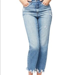 Good American Vintage Style with Chewed Hem